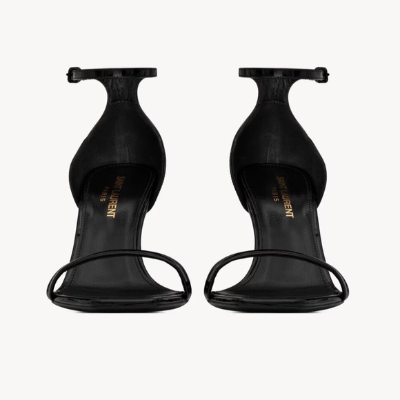 YSL OPYUM SANDALS IN PATENT LEATHER - Picture 3 of 5